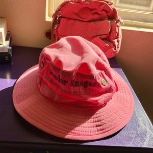 Bundle pack! Pink hat and pink bag